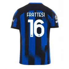 Inter Milan Davide Frattesi #16 Hjemmedrakt 2023-24 Kortermet